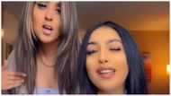Mahek and her mother in a TikTok video. (Image via TikTok)